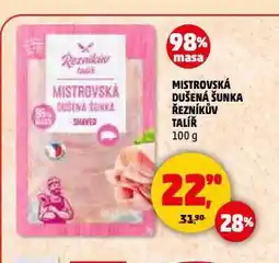 Penny Market Mistrovská dušená šunka nabídka