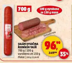 Penny Market Salám vysočina nabídka