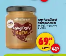 Penny Market Jemný arašídový krém allnature nabídka