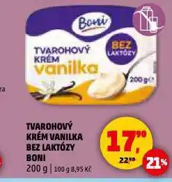 Penny Market Tvarohový krém vanilka bez laktózy nabídka