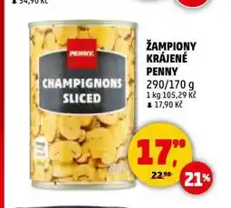 Penny Market Žampiony krájené nabídka