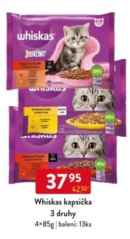 Qanto Whiskas kapsička nabídka