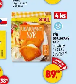 Penny Market Sýr obalovaný nabídka