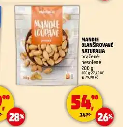 Penny Market Mandle blanšírované naturalia nabídka