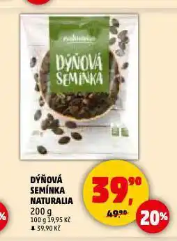 Penny Market Dýňová semínka naturalia nabídka