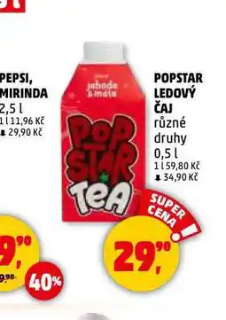 Penny Market Popstar tea nabídka