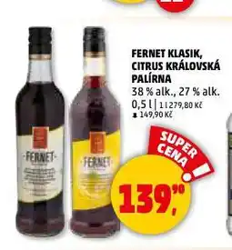 Penny Market Fernet citrus nabídka