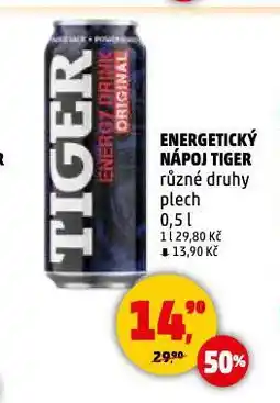 Penny Market Tiger energy drink nabídka