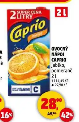 Penny Market Ovocný nápoj caprio nabídka