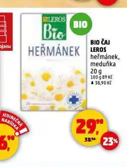 Penny Market Bio čaj leros nabídka