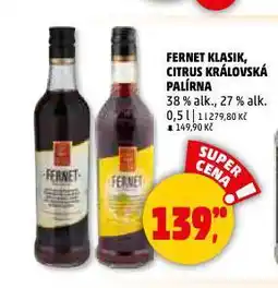 Penny Market Fernet klasik nabídka