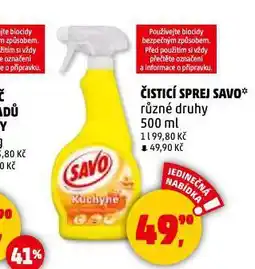 Penny Market Savo čisticí sprej nabídka
