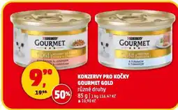 Penny Market Gourmet gold konzervy pro kočky nabídka