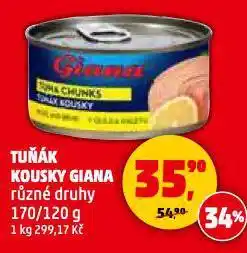 Penny Market Tuňák kousky giana nabídka