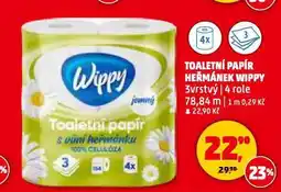 Penny Market Wippy toaletní papír nabídka