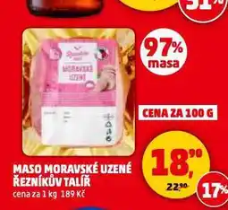 Penny Market Maso moravské uzené nabídka