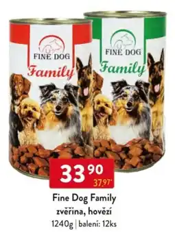 Qanto Fine Dog Family zvěřina, hovězí nabídka