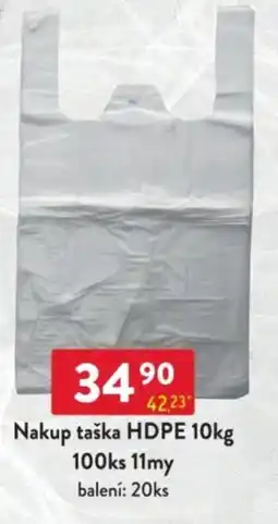 Qanto Nakup taška HDPE 10kg 100ks 11my nabídka