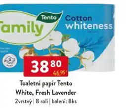 Qanto Toaletní papír Tento White, Fresh Lavender nabídka