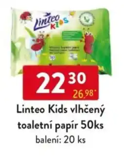 Qanto Linteo Kids vlhčený toaletní papír nabídka