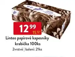 Qanto Linteo papírové kapesníky krabička nabídka