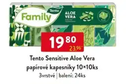 Qanto Tento Sensitive Aloe Vera papírové kapesníky nabídka