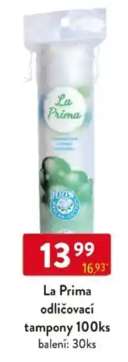 Qanto La Prima odličovací tampony nabídka