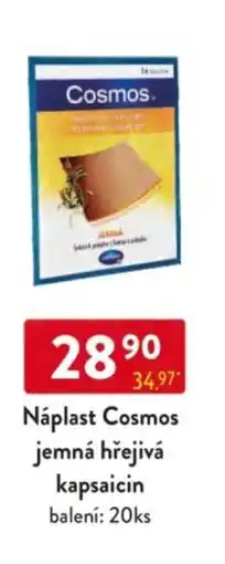 Qanto Náplast Cosmos jemná hřejivá kapsaicin nabídka