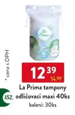 Qanto La Prima tampony odličovací maxi nabídka
