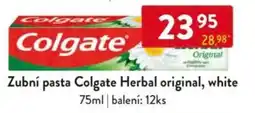 Qanto Zubní pasta Colgate Herbal original, white nabídka
