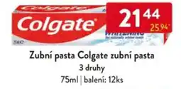 Qanto Zubní pasta Colgate zubní pasta nabídka