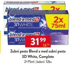 Qanto Zubní pasta Blend a med zubní pasta 3D White, Complete nabídka