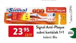Qanto Signal Anti-Plaque zubní kartáček 1+1 nabídka