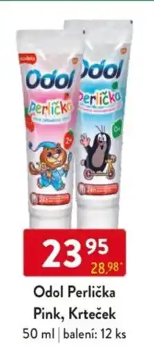 Qanto Odol Perlička Pink, Krteček nabídka