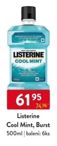 Qanto Listerine Cool Mint, Burst nabídka