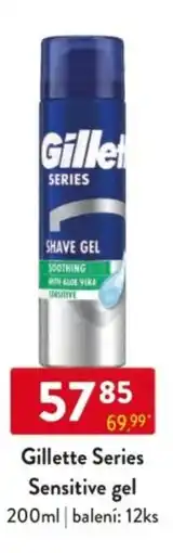 Qanto Gillette Series Sensitive gel nabídka