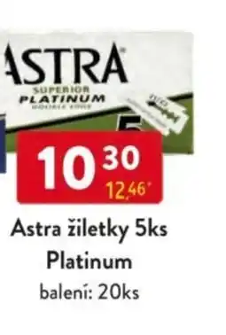 Qanto Astra žiletky 5ks Platinum nabídka