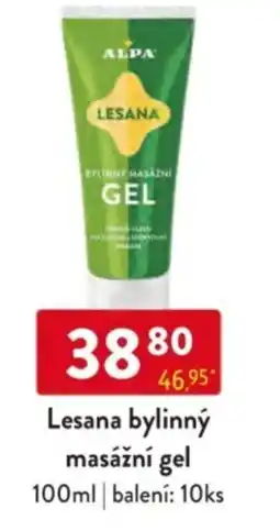 Qanto Lesana bylinný masážní gel nabídka