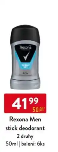 Qanto Rexona Men stick deodorant nabídka