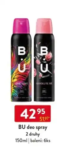 Qanto BU deo spray nabídka