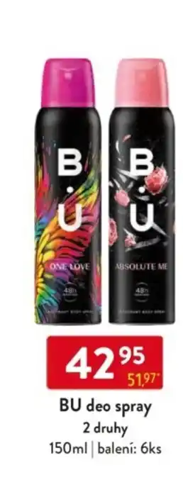 Qanto BU deo spray nabídka