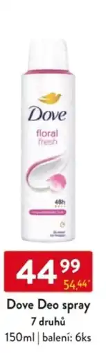 Qanto Dove Deo spray nabídka