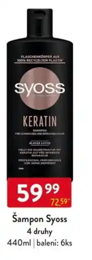 Qanto Šampon Syoss nabídka