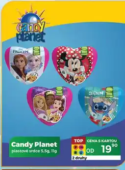 Tamda Foods Candy Planet plastové srdce 5,5g, 11g nabídka