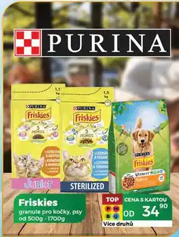 Tamda Foods Friskies granule pro kočky, psy od 500g - 1700g nabídka