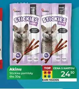 Tamda Foods Akinu Stickies pamlsky 6ks 30g nabídka