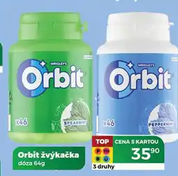 Tamda Foods Orbit žvýkačka dóza 64g nabídka