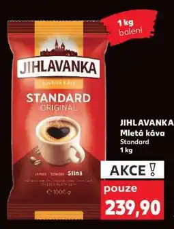 Kaufland JIHLAVANKA Mletá káva Standard nabídka