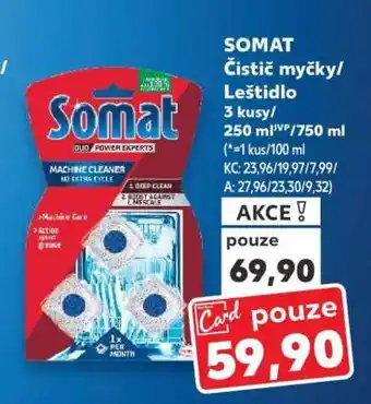 Kaufland SOMAT Čistič myčky/ Leštidlo nabídka