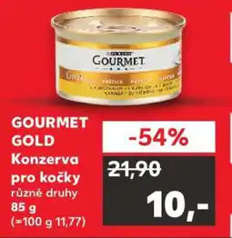 Kaufland GOURMET GOLD Konzerva pro kočky nabídka
